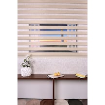 Grej Düz Etek Dilimsiz Ds 11746 V3 Zebra Stor Güneşlik Perde