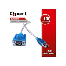 Qport Q-rs2321.5 Usb2.0 To Rs232 Cevırıcı Kablo 1m