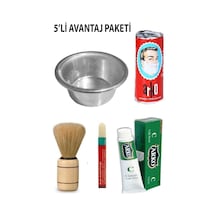 Hyd 5 Li Sakal Tıraş Seti Avantaj Paket Sabun Krem Sakal Fırçası