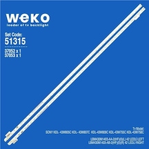 Sony Kdl-43w807c 43'' 2 Adet Tv Led Bar Tvnizin İçindeki Led Barla Aynısı Olduğunu Görmeden Almayınız. Led Bar Ürünlerinde Paket Açıldığında İade Kabul Edilmemektedir.