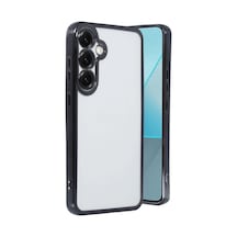 Samsung Galaxy S25 Kılıf Razer Lensli Silikon - Siyah 0.2M-Çok Renkli