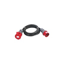 Bemis 5 Metre Cee Norm 5x6 Ttr 5 Kablolu Ip44 5/32a 380v Düz Fiş - 5/32a 380v Uzatma Priz 5/32a Priz 3/32a Fiş