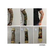 Giyilebilir Dövme 3 Çift 6 Adet Kol Çorap Dövmesi Sleeve Tattoo Set5