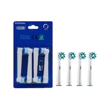 Oral B Şarjlı Diş FırçalarıI İle Uyumlu 4'lü Yedek Başlık