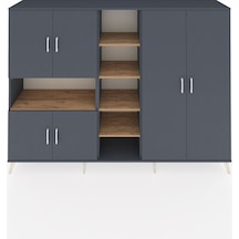 Hyperion Dolap 13 Raflı 6 Kapaklı 220x44x163 Antrasit-antrasit/ça Antrasit-antrasit/çam Hyperion Dolap 13 Raflı 6 Kapaklı 220x44x163 Antrasit-antrasit/ça Antrasit-antrasit/çam