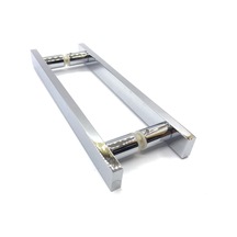 Cam Kapı Karşılıklı Zamak Metal Krom Kaplamalı