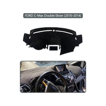Ford C-max Double Ekran 2010-2014 Torpido Koruma Halısı Gri Kenar