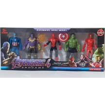 Avengers Yenilmezler Hulk Iron Man 5 Li Set Avengers 5 Liset 12