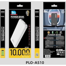 Power Bank 10.000 Mah. Paleon Siyah Renk