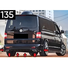 Vw Transporter T6 2010-13 Uyumlu Arka Tampon Eki