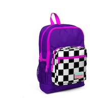 Coral High Kids Dört Bölmeli Mor Damalı İlkokul Çantası 23702