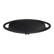 Lava Döküm Saç Kavurma Tavası, Metal Kulplu. Çap(Ø)20cm.