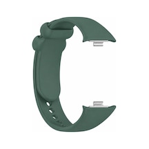 Xiaomi Redmi Watch 6 İle Uyumlu Silikon Saat Kordonu, Ayarlanabilir Yedek Akıllı Bileklik Kayışı, Spor Ve Günlük Kullanım Hsn-01 Koyu Yeşil Çok Renkli