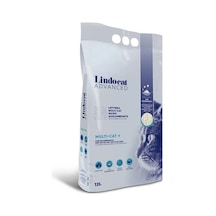 Lindocat Advanced Multicat Koku Önleyici & Ekstra Güçlü Topaklanan Kedi Kumu 12l