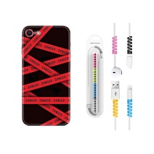 Apple Uyumlu iPhone 6/6S Kılıf Kablo Koruyuculu Danger 1372