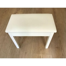 Cremonia Ptcwhl 70 Cm Piyano Taburesi Beyaz, Sandıklı