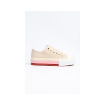 Benetton Bn-31121 - 3114 Bej - Kadın Spor Ayakkabı 001