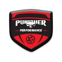Punısher Tasarımlı Grenaj-siperlik Damla Sticker 02 Diğer