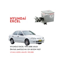 HYUNDAİ EXCEL 1994-2000 ARASI ÖN FAR AMPÜLÜ H4 12V 60/55W P43T
