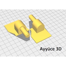 Ayyüce 3d, Audi A3 8p Arka Pandizot Ayak Pimleri