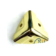 Dekoratif, Kutu, Sandık Köşesi - 35x22 Mm, Küçük, Sarı, 100 Adet Çok Renkli