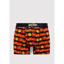 Mavi - Harry Potter Baskılı Siyah Boxer 0912219-900 Siyah