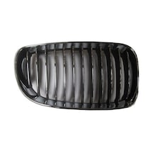 Bmw 1 Serisi 2009-2011 Ön Panjur Sağ Siyah - Nikelaj Çerçeveli Tyg Oem No: 51137179656