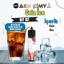 Cola Ice Dıy Kit Cola Buz Gıda Aroması %20 Oranda Aroma İçerir Hazır Değildir 60 Ml