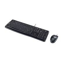 Logitech Mk120 Klavye & Mouse Seti Kablo-siyah