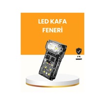 Lexroo Kamp Ve Outdoor İçin Led Far 10 Saat Pil Sensörlü Manyetik