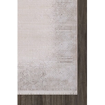 Artemis Halı Mina 09107a Bej Kahve Eskitme Desen Bambu Halı