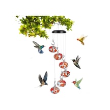 Wezone Kanarya Yemleyici, Çiçek Şekilli Dış Mekan Zil, Bahçe Teras Pencere Süsü, Renkli Allüminyum Kuş Yemeci Turuncu Wezone Kanarya Yemleyici, Çiçek Şekilli Dış Mekan Zil, Bahçe Teras Pencere Süsü, Renkli Allüminyum Kuş Yemeci Turuncu