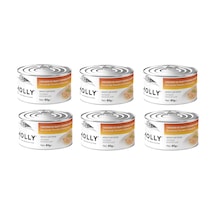 Molly Tavuklu Ve Balkabaklı Sos İçinde Yetişkin Kedi Konservesi 85 Gr. X 6 Adet