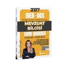 Hoca Kafası Yayınları 2027 Meb-ags Mevzuat Bilgisi Soru Bankası Çözümlü - Esra Özkan Karaoğlu
