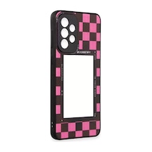 Newface Samsung Galaxy A53 5g Kılıf Mirror Desenli Kapak - Mirror - 8 Pembe