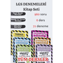 8.sınıf Lgs Tüm Dersler Dikkat Denemeleri Kitap Seti 960 Soru