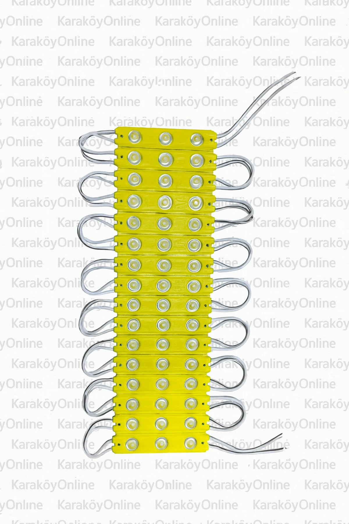 Karaköyonline 10 Adet 1.5 Watt Plus Modül Led 2835 Merceklii Amber - Sarı