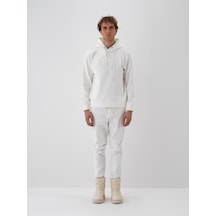 Xint Ekru Pamuk Dokulu Regular Fit Sweatshirt 300317