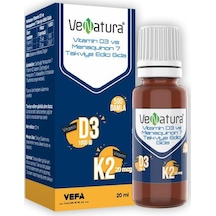 Venatura Vitamin D3 K2 Takviye Edici Gıda 20 Ml