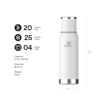 Adventure To-go Termos, Beyaz Frost , 0.74 Litre Çok Renkli