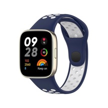Redmi Watch 3 Spor Delikli Kordon Saat Değildir - Lacivert-beyaz Diğer