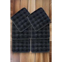 Bubble Kaymaz Sandalye Minderi 6'li 40x40 Antrasit