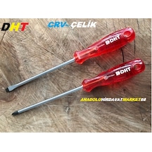 Dht Ph2*260 Uzun Yıldız Tornavida Uzun Düz Tornavida 6,5*260Mm