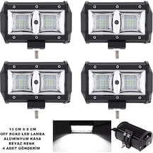 Off Road Power Led Lamba Beyaz Sabit Power Led 8 x 13 cm 4 Adet