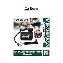 10 Litre Hava Hacimli Araç Çakmak Soketi İle Çalışan Lastik 12v 300 Psı Taşınabilir Hava Kompresörü