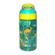 Globox Tritan Dinazor Desen Matara 500 ML Yeşil - Sarı