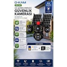 Okam Ok-341 Premium 4g Güvenlik Kamerası + 64gb Hafıza Kartı Ve 1 Yıllık Turkcell Sim Kart