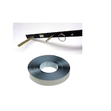Hdg 1 Metre Mıknatıs Tutan Yapışkanlı Metal Şerit Bant Siyah - 2 Cm Genişlik