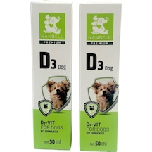 Nanbell Köpekler İçin D Vitamin Takviyesi 2 x 50 ML