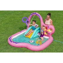 Bestway 53175 Butterfly Wonder Şişme Su Oyun Parkı Ve Havuz 1,80 M X 1,80 M X 1,17 M Çok Renkli